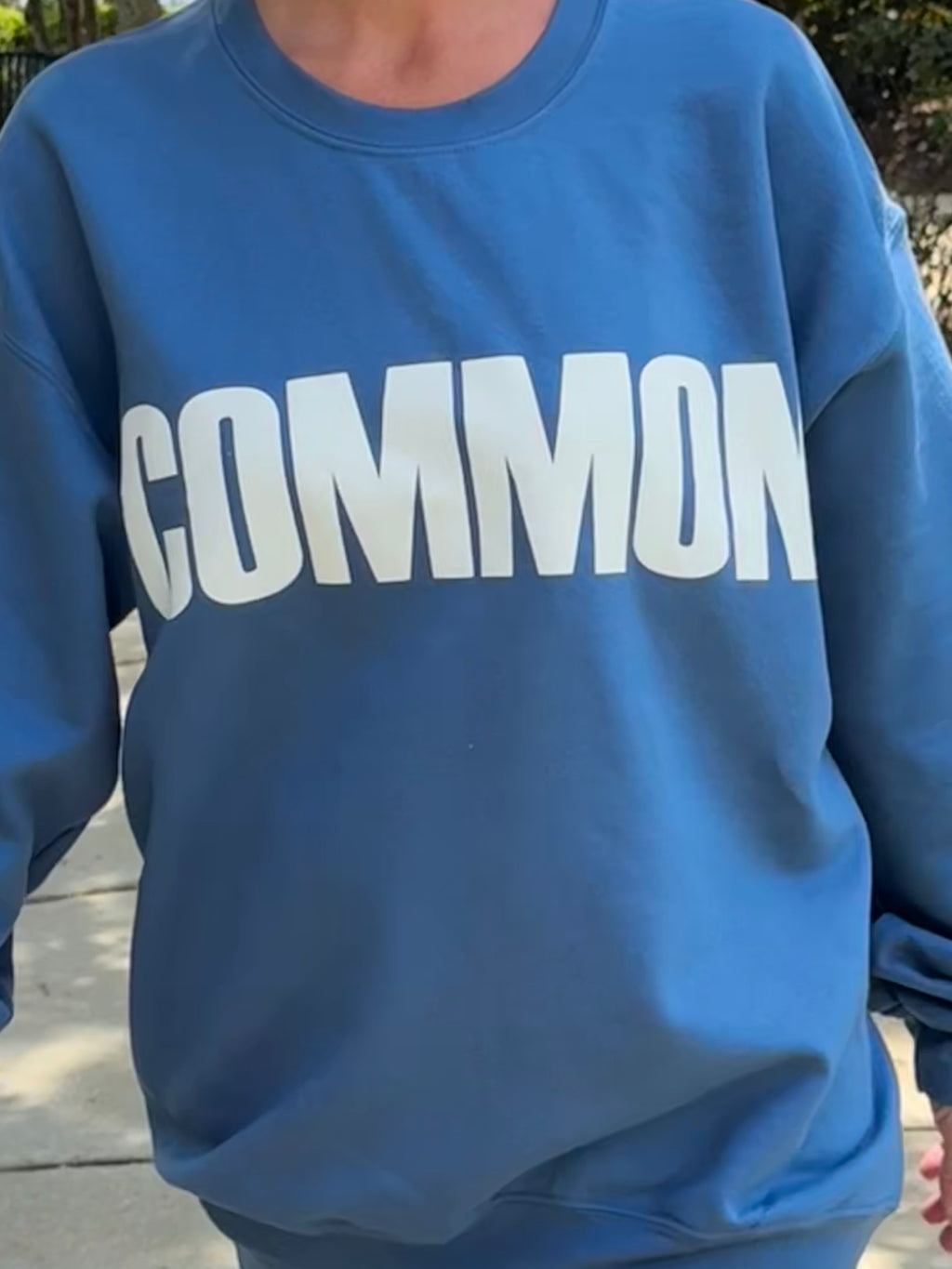 Common Original Sweatshirt - Coastal Blue/White