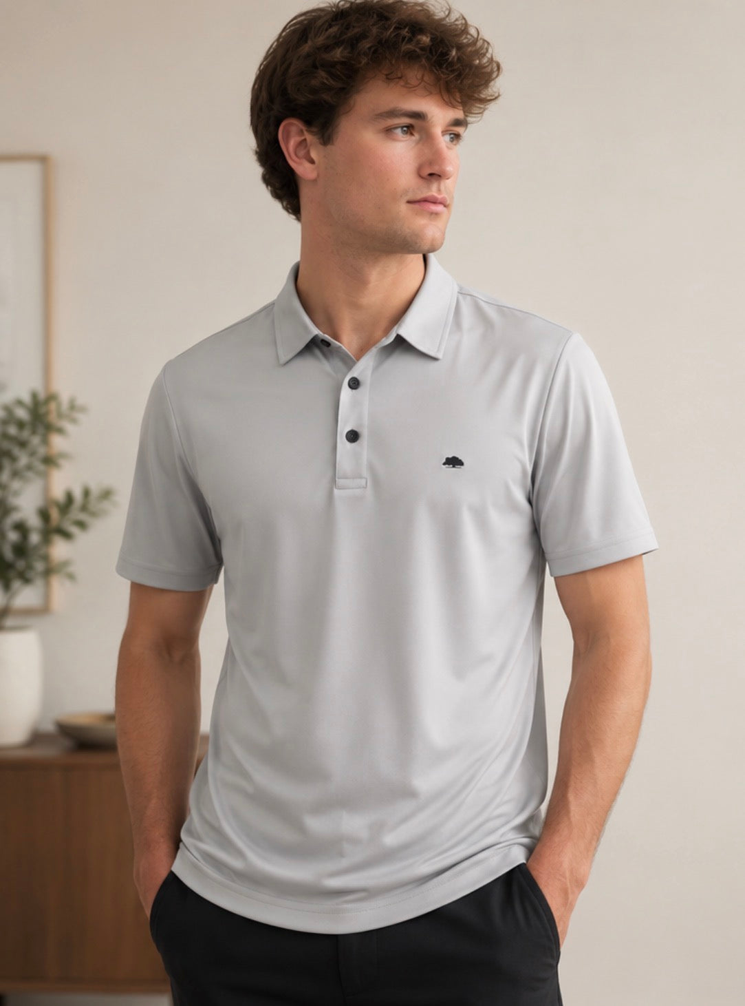 Meridian Polo – Harbor Gray