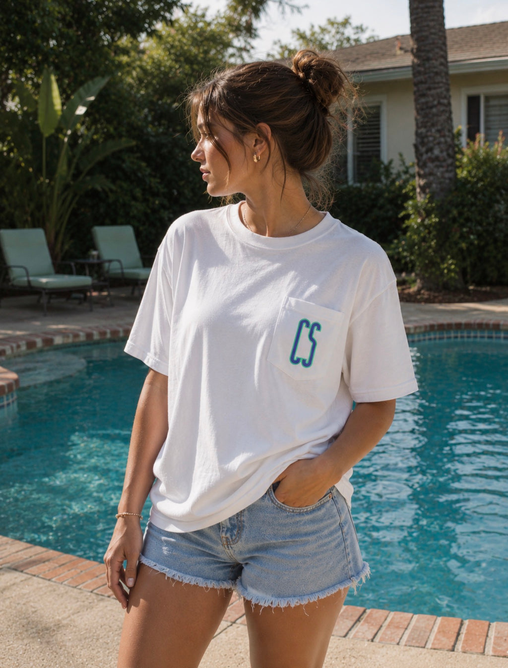 Electric South Tee – White Sands